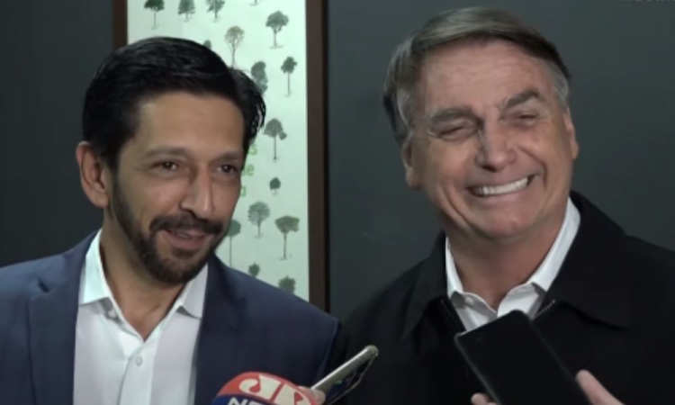 Prefeito Ricardo Nunes e Bolsonaro (Foto: Reprodução)