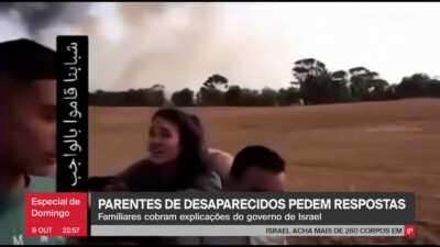 Israel x Hamas: Vídeo mostra jovem separada do namorado e levada para gaza menino que chora ao ver a irmã ser executada pelo Hamas