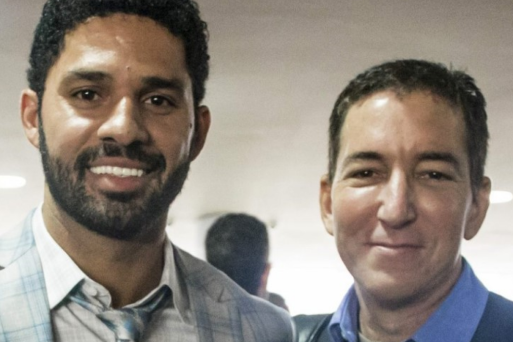 David Miranda e Glenn Greenwald (Foto: Reprodução)