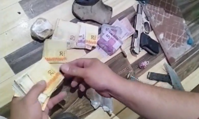 Suspeito de tráfico e homicídio escondia drogas e arma dentro de parede Caso aconteceu no Setor Garavelo Sul