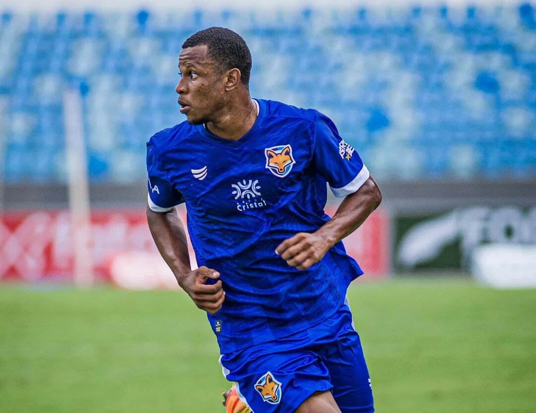 Atacante em ação pelo Grêmio Anápolis, na disputa do Goianão. Foto: Arquivo pessoal