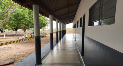 CMEI é reformado com mão de obra carcerária, em Minaçu Segundo o diretor prisional, a obra foi entregue em 20 dias