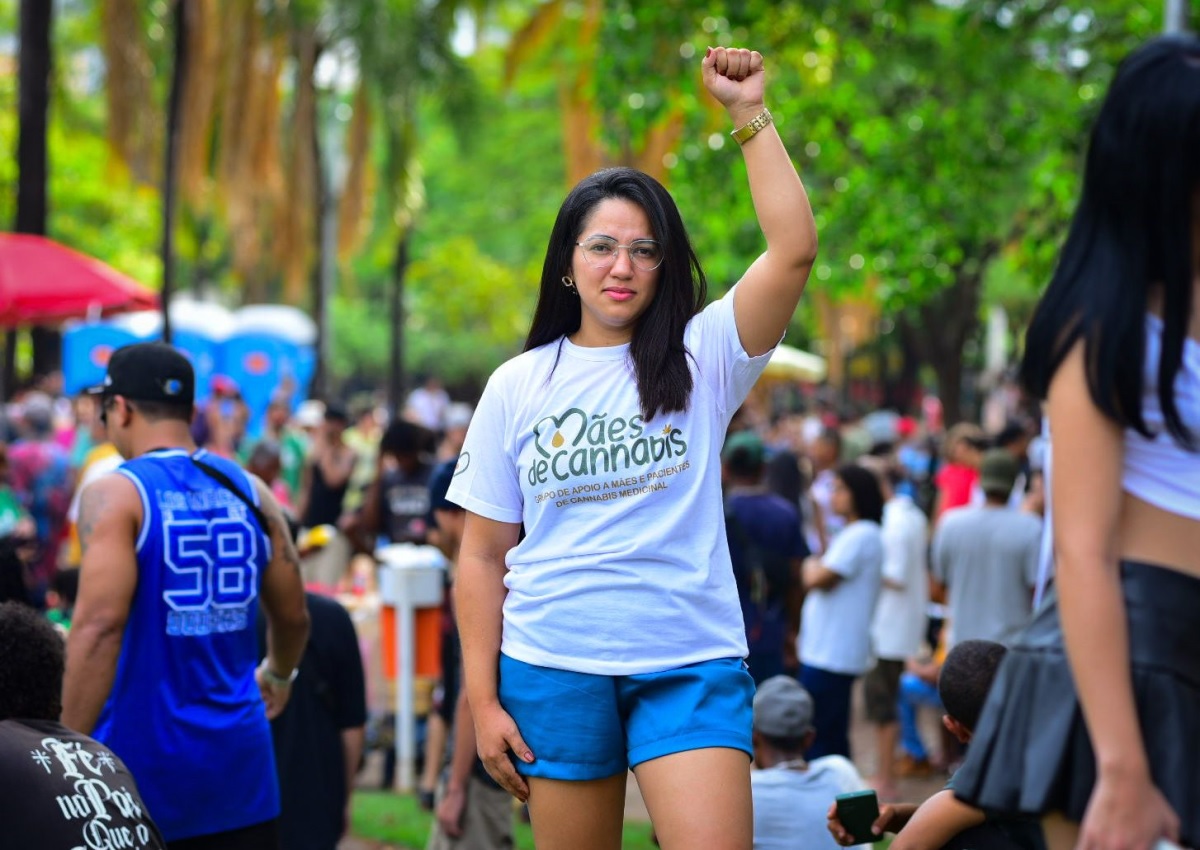 Caroliny Cirino, Mãe de Cannabis (Foto: Jucimar Sousa - Mais Goiás)