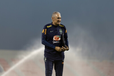 Treinador Tite durante passagem pela seleção brasileira