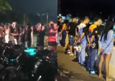 PM frustra "rolezinho" com mais de 200 motocicletas em Goiânia Muitos dos envolvidos já possuem ficha criminal