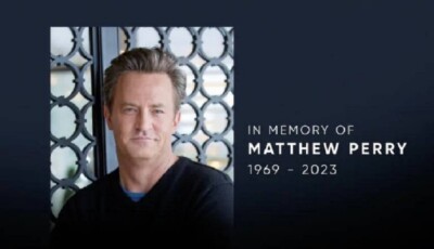 Streaming presta homenagem ao ator antes dos episódios de cada temporada da série Tributo a Matthew Perry é exibido no início de Friends