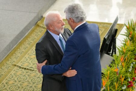 Presidente Lula e o governador Ronaldo Caiado (Foto: Divulgação)