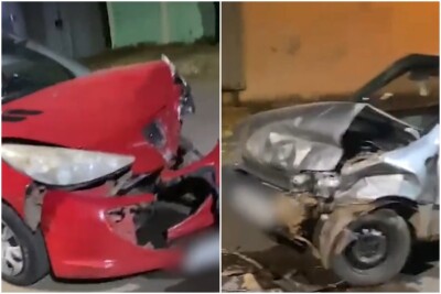 Motorista embriagado bate em carro, tenta fugir a pé e é cercado por populares e preso, em Anápolis