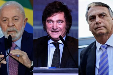Bolsonaro vai à posse de Milei mesmo com Lula e diz que petista será 'vaiado lá' "Ele tem que se mancar", afirma ex-presidente