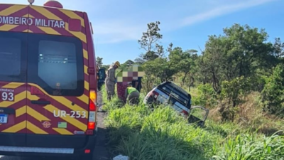 GO-330: idosos ficam feridos em acidente de trânsito entre Catalão e Ipameri