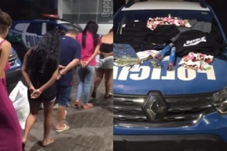 Quadrilha especializada em furto a shoppings é presa em Goiânia Peças furtadas somavam aproximadamente R$ 30 mil