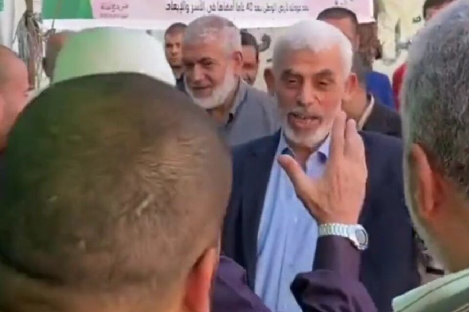 Sinwar Yahya, líder do Hamas (Foto: redes sociais)
