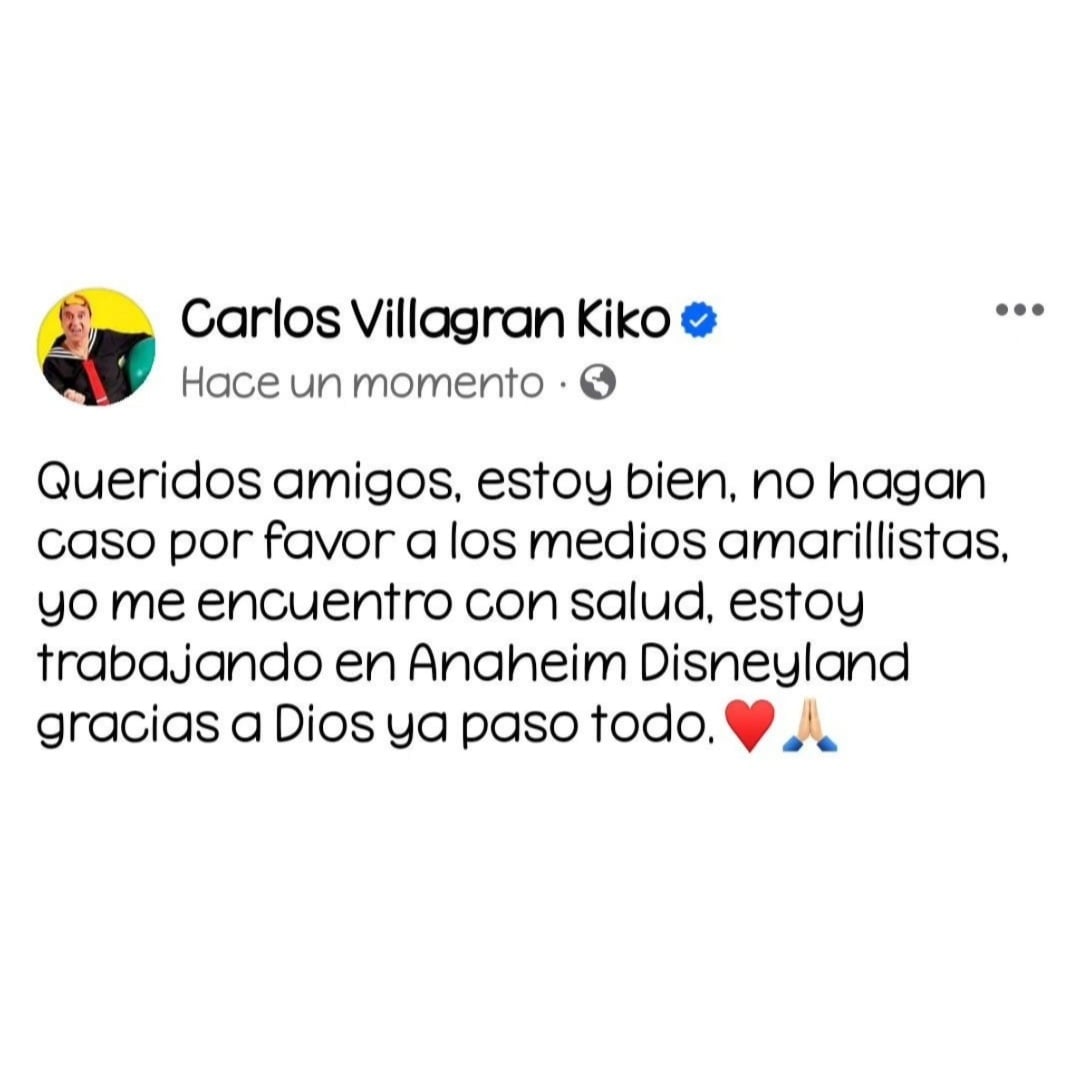 Instagram Carlos Villagrán