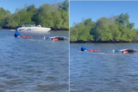 Duas pessoas morrem e uma fica ferida em acidente entre lanchas na Bahia Condutor de uma das embarcações foi preso com sinais de embriaguez