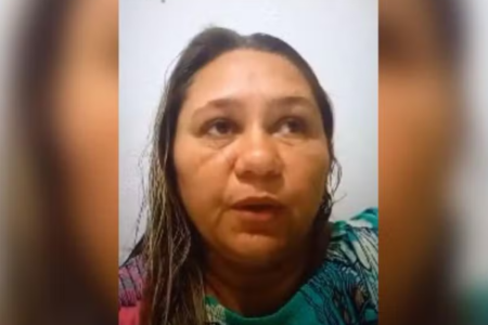 Márcia Tomiche falsa vidente teve imagem divulgada pela Polícia Civil, na tentativa de localizar mais vítimas (Foto reprodução TV Anhanguera)