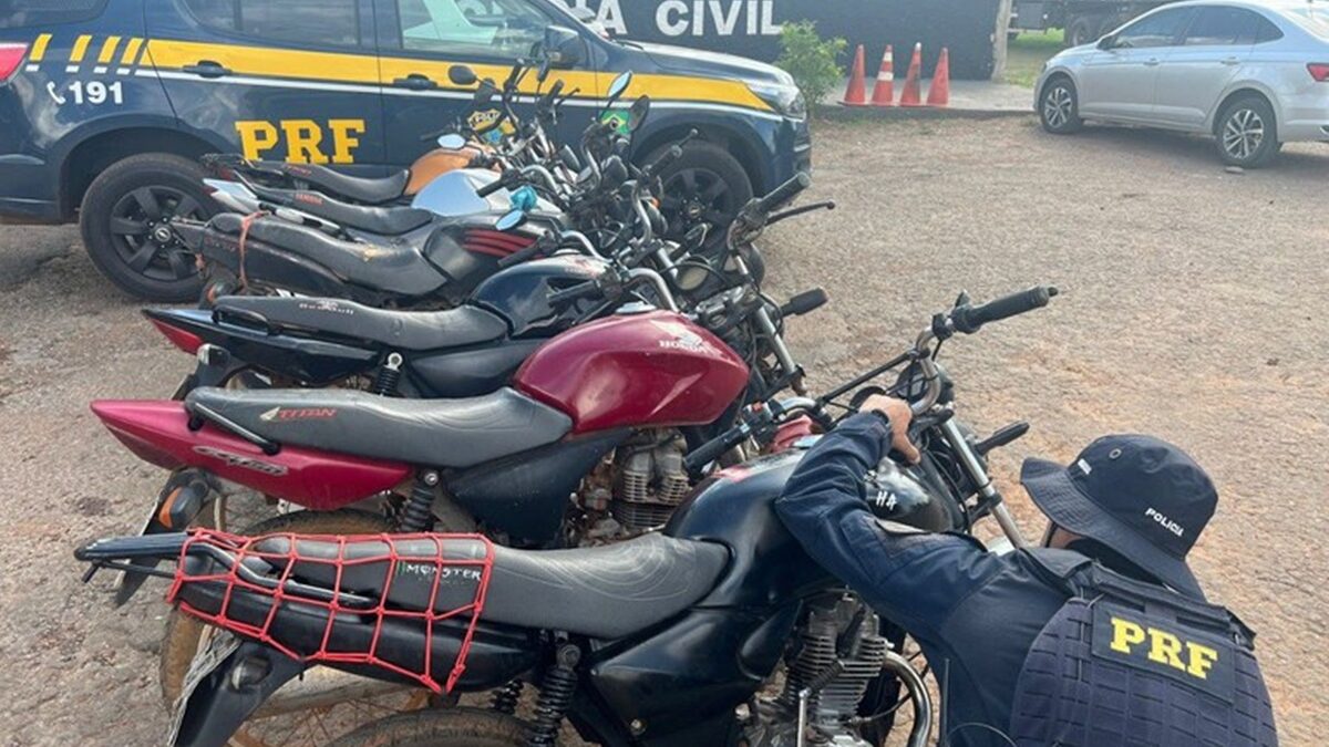 Seis motos são apreendidas com sinais identificadores adulterados em Cristalina