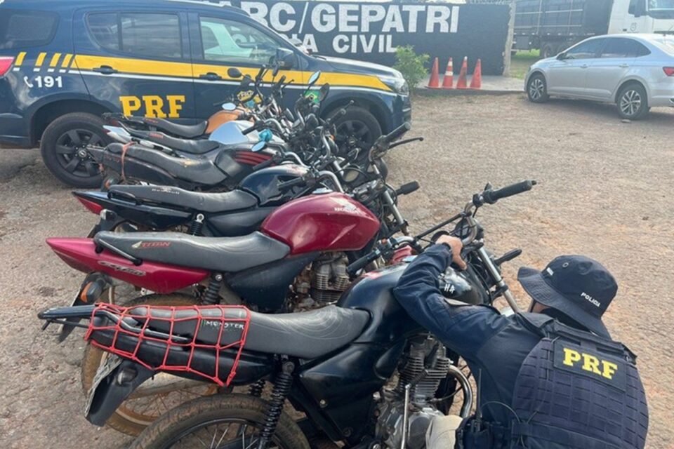 Seis motos são apreendidas com sinais identificadores adulterados em Cristalina