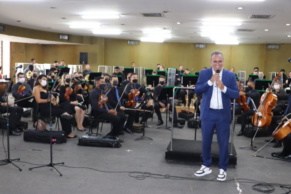 Zander Fábio acredita no benefício da valorização dos músicos da Orquestra Sinfônica de Goiânia (Foto Secult)