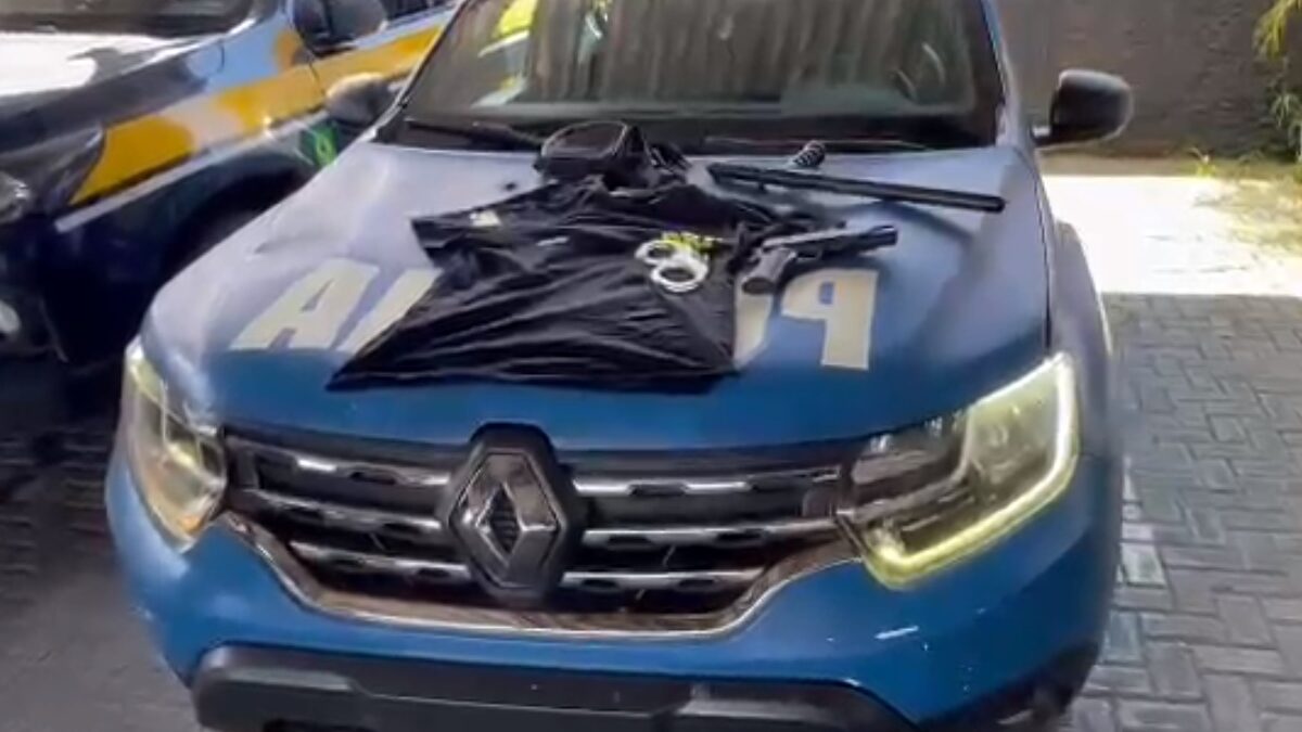 PM prende falso policial rodoviário federal com simulacro de arma de fogo em Goiânia