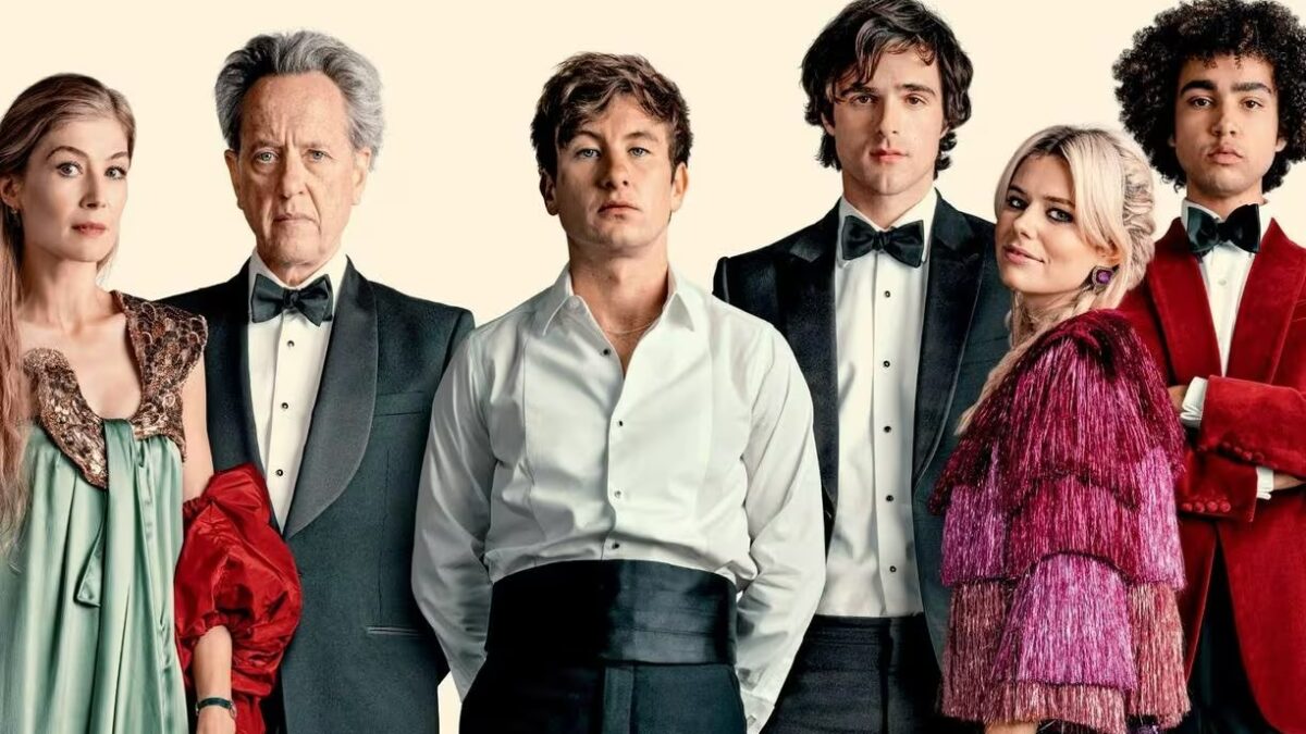 "Saltburn" é um ótimo exemplo desses filmes cujo diretor, que também é o roteirista, acredita plenamente que está escrevendo um filmaço que irá explodir a cabeça, mas na realidade, o longa é um retalho menos inspirado de outros tantos projetos e segue uma obviedade monótona que se sustenta, apenas, na competência de seu elenco.