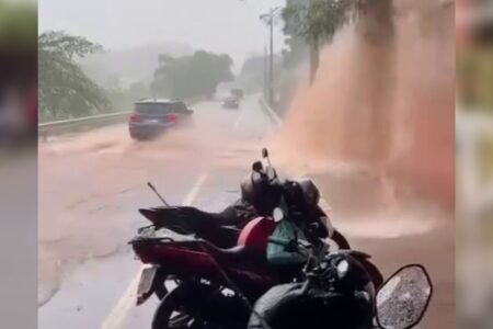 Goiânia registra até 40 milímetros de chuva em 45 minutos