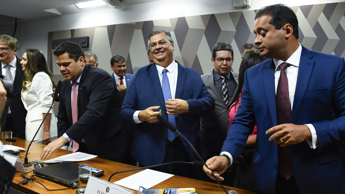 Flávio Dino, indicado ao STF, durante sabatina promovida pela CCJ do Senado (Foto: Agência Senado)