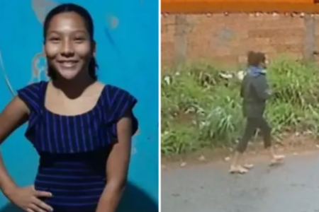 Amélia Vitória, de 14 anos, foi encontrada morta neste sábado (2), em Aparecida (Foto: Reprodução)