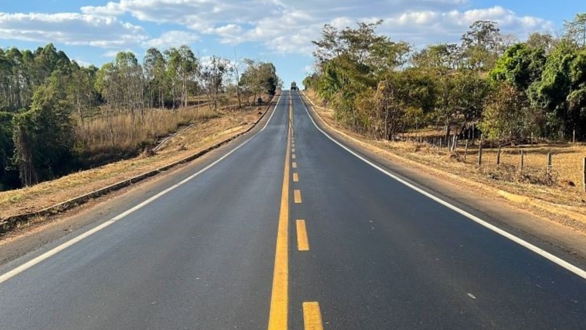 Rodovia BR-153, rodovia federal com mais trechos perigosos em Goiás (Foto: Ecovias do Araguaia)