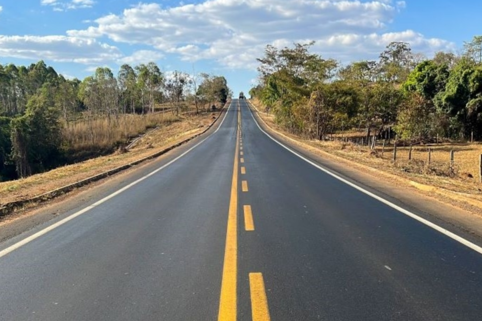 Rodovia BR-153, rodovia federal com mais trechos perigosos em Goiás (Foto: Ecovias do Araguaia)