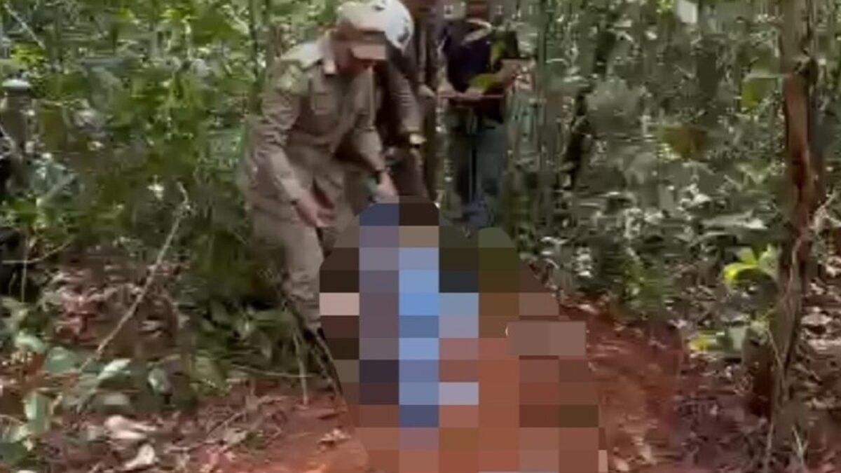 Corpo encontrado em região de mata, em Pires do Rio, pode ser de jovem desaparecido há 1 mês