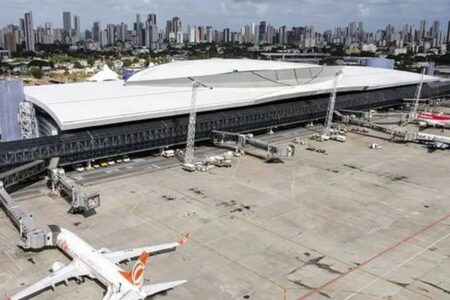 Aeroporto de Guararapes, no Recife (Foto: Reprodução)