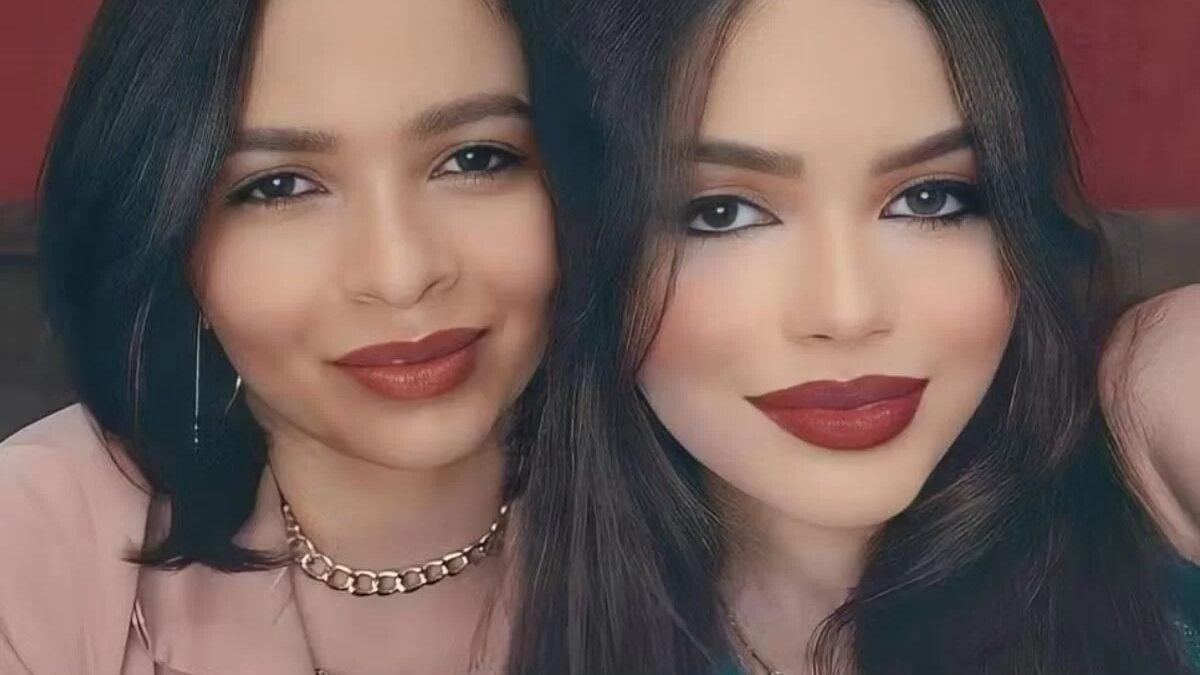 Jéssica Vitória Canedo e a mãe, Inês (Foto: Reprodução)