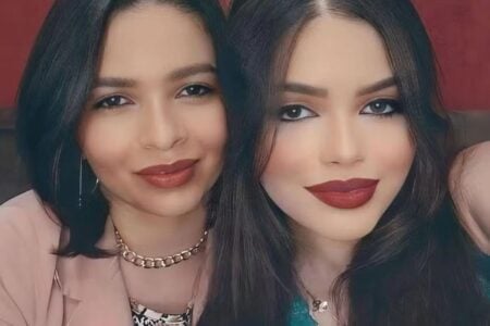 Jéssica Vitória Canedo e a mãe, Inês (Foto: Reprodução)