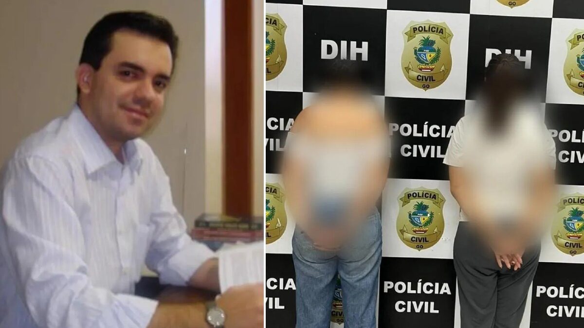 Cartorário Luiz Fernando Chaves e as irmãs suspeitas de envolvimento com a morte dele (Foto: Reprodução)