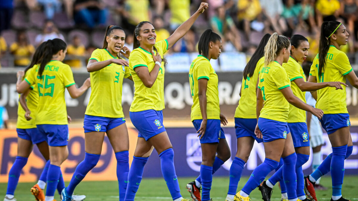 Jogadoras da seleção brasileira feminina