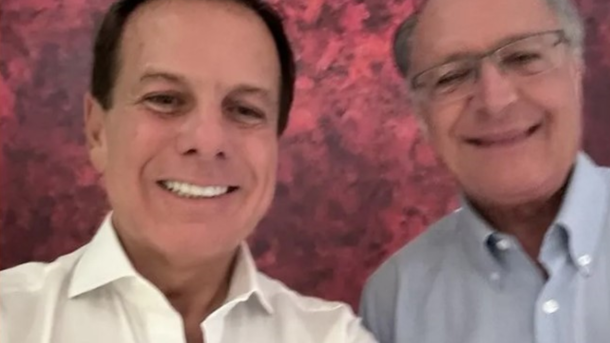 Ex-governador João Doria e vice-presidente Geraldo Alckmin (Foto: Reprodução)