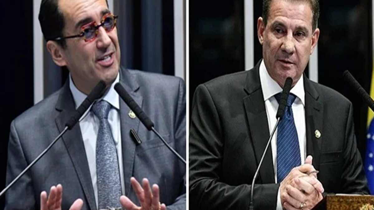 Kajuru e Vanderlan são adversários políticos e tem um histórico de desavenças