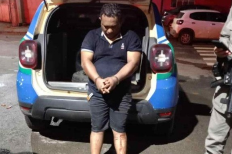 Manoelito de Lima, um dos suspeitos de matar o policial penal José Françualdo (Foto: Polícia Militar de Goiás)