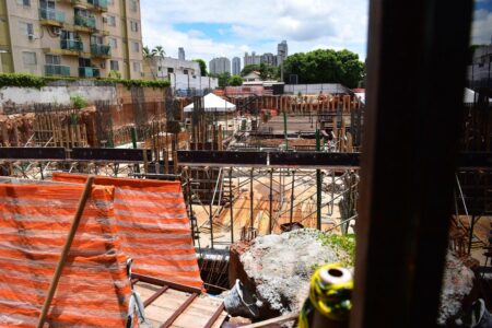 Desabamento em Rua do Setor Marista, em Goiânia