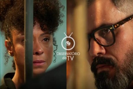 Cecília (Cinnara Leal) e Pascoal (Juliano Cazarré) de Fuzuê