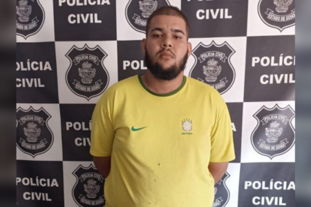 Marcos Ivan Barros Leão, de 20 anos, foi preso por importunação sexual em Alto Horizonte (GO) (Foto: Divulgação/Polícia Civil)