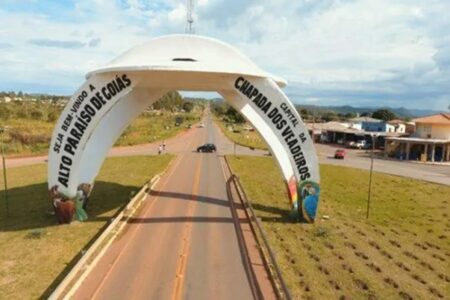 Entrada de Alto Paraíso de Goiás