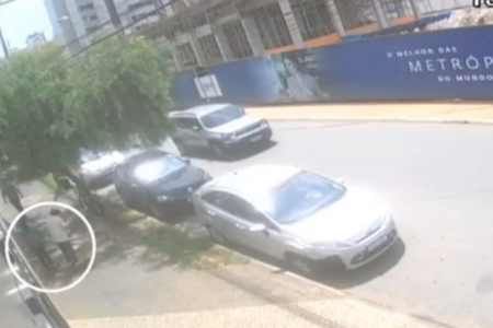 Suspeito de matar diarista é preso e confessa o crime, em Goiânia (Foto: Reprodução)