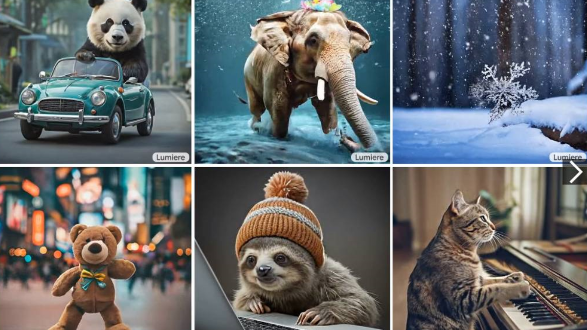 Vídeos gerados pela IA do Google não apresentam inconsistência na imagem ou na sequência de ação - Reprodução/Google