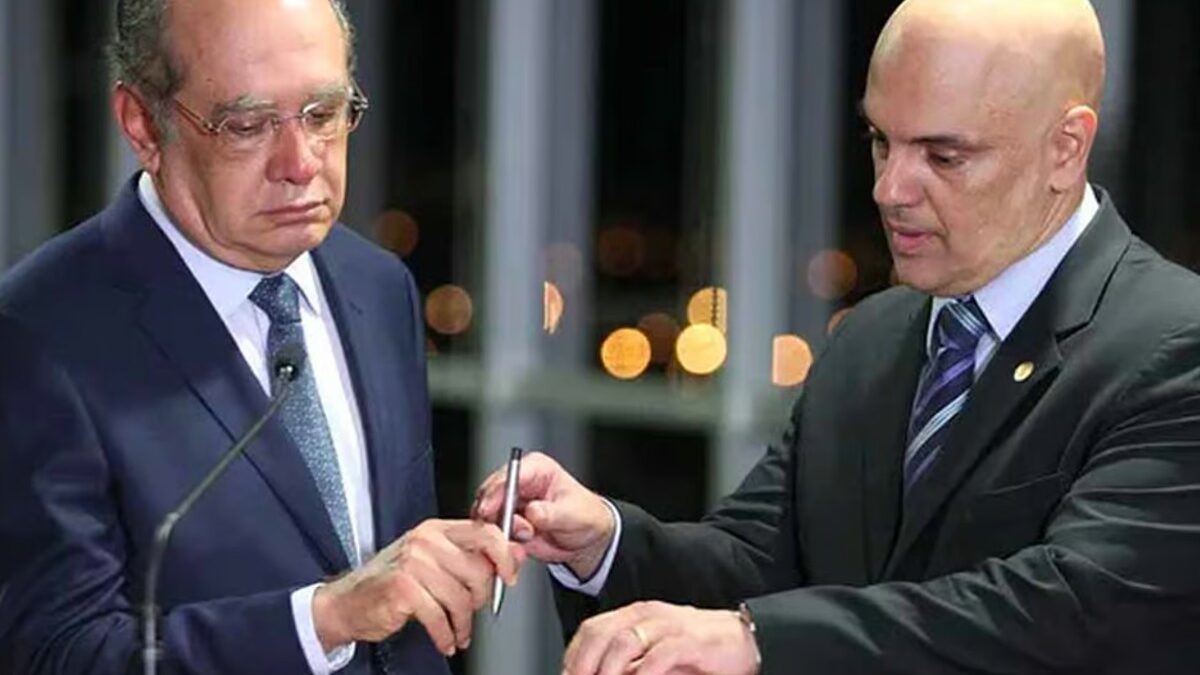Ministros Gilmar Mendes e Alexandre de Moraes (Foto: TSE)