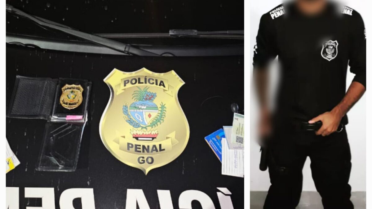 Falso policial penal de Caldas Novas (Foto: DGAP/Divulgação)