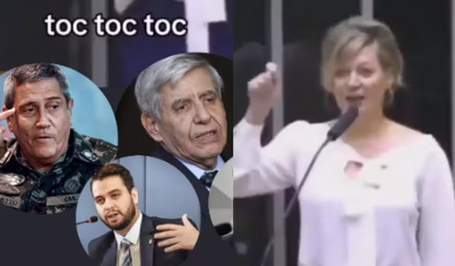 'Toc, toc, toc': Criadora do meme, Joice Hasselmann posta discurso viral após Bolsonaro e aliados serem alvo da PF golpe de Estado