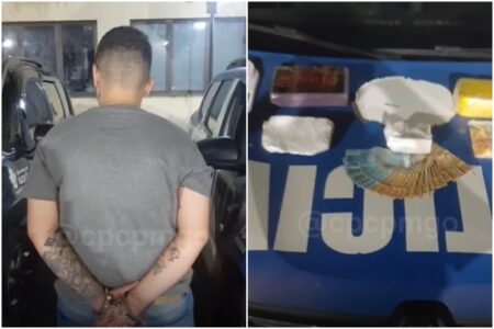 Mulher tenta esconder identidade ao ser presa por tráfico, em Trindade