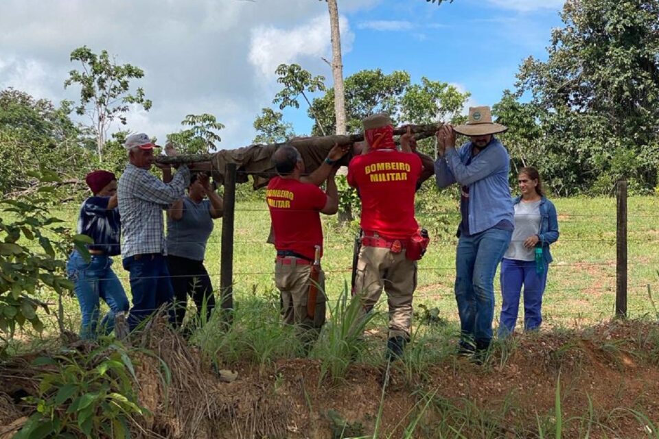 Idoso de 86 anos é resgatado após 72 horas de buscas em área rural de Uruana Homem foi resgatado na tarde deste domingo (18)