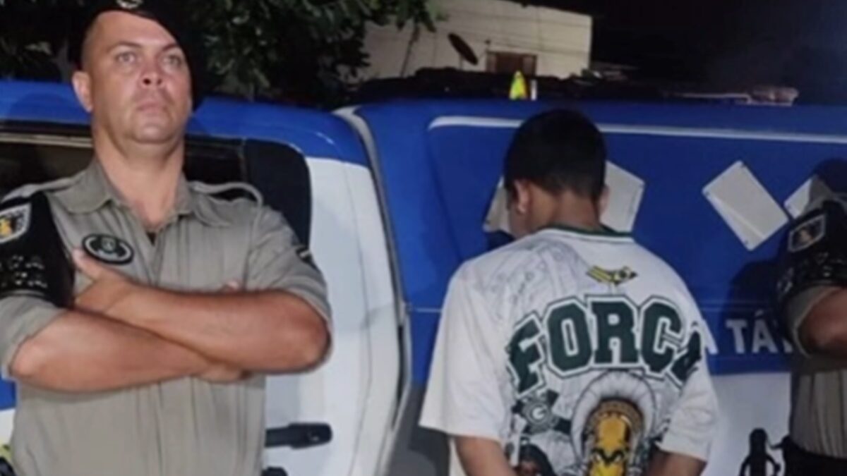 PM prende suspeito de ser um dos "cabeças" do tráfico de drogas no Garavelo Park, em Aparecida